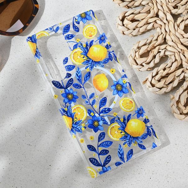Maska za Samsung S918B Galaxy S23 Ultra Mediteran Lemon Print Magsafe - 8020872