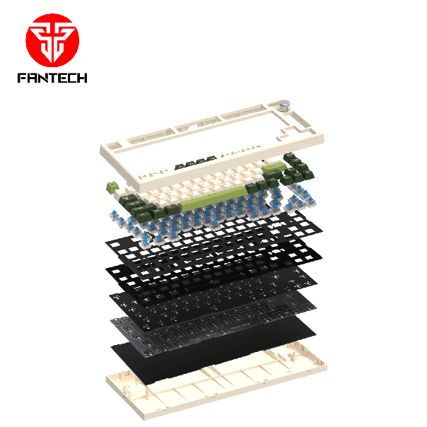 FANTECH Gejmerska mehanička tastatura MK910 MAXFIT81 MILKY MATCHA (ŽUTI SWITCH) - 211106