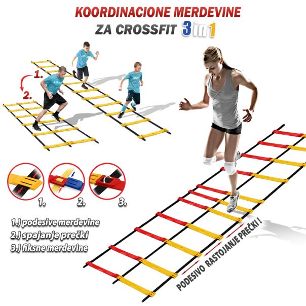 Iron Sport Koordinacione merdevine 9m jednostruke - KOM900M