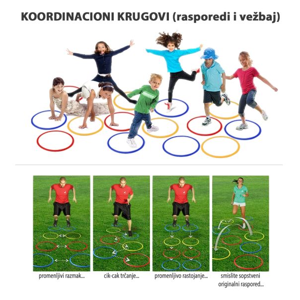 Iron Sport Koordinacioni krugovi za koordinaciju set od 15 komada - KOKR015