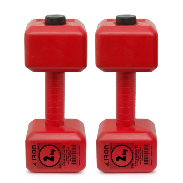 Iron Sport Plastični Tegovi (Bučice) set 4kg (2 x 2kg) - JPTS004