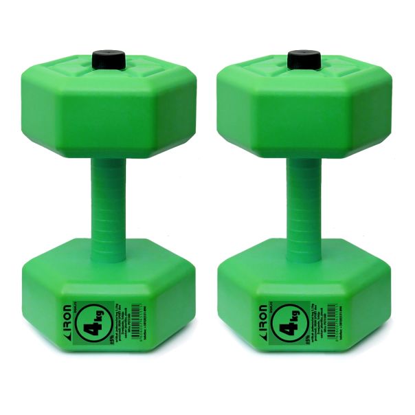 Iron Sport Plastični Tegovi (Bučice) set 8kg (2 x 4kg) - JPTS008