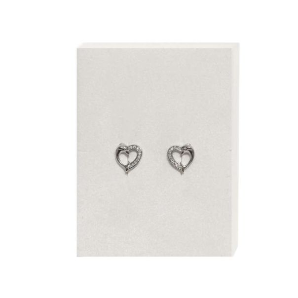 Minđuša srebrne Srce Delfin - 8606029992740