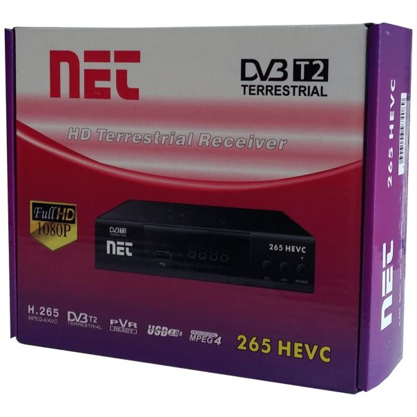 NET Zemaljski prijemnik, DVB-T2 H.265, NET 265 HEVC - 10055