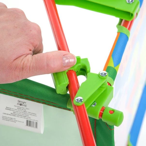 KINDER HOME Dečija sklopiva stolica sa naslonom šarena - 86125B