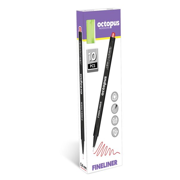 OCTOPUS Liner 0.4mm zeleni svetlo fineliner  unl-0612 - 86132-1