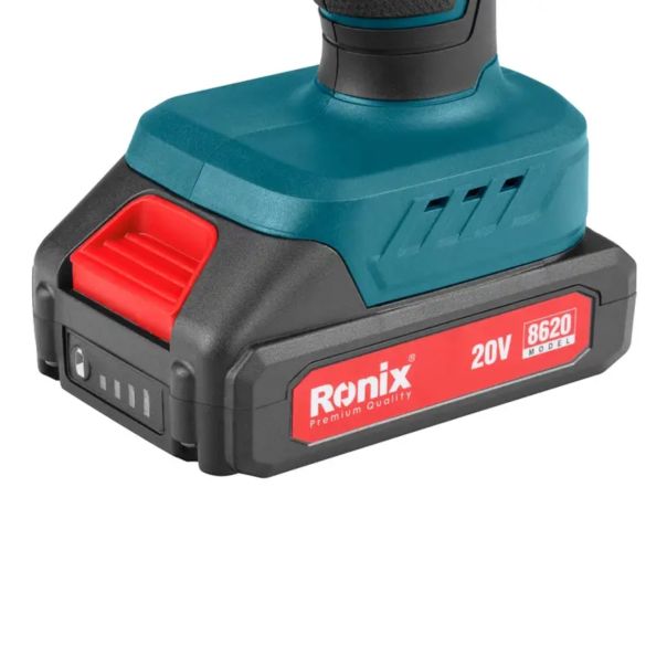 RONIX Akumulatorska udarna bušilica 2SP (2x1.5Ah) 8620 BMC 20V/35Nm - 8620RX