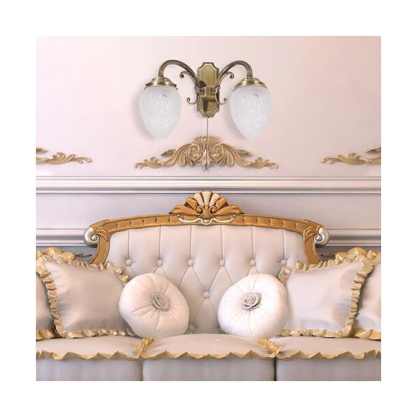 Rabalux Zidna lampa Annabella E14 2x MAX 40W bronzana (8632) - 8632