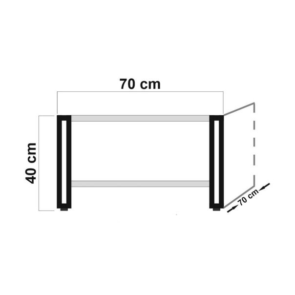 HANAH HOME Klub sto Cosmo Arena, braon/antracit - 863SPH2802