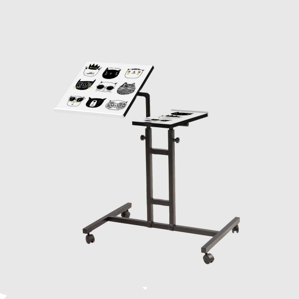 HANAH HOME Sto za laptop Glen Cats, bela/crna - 863SPH2824