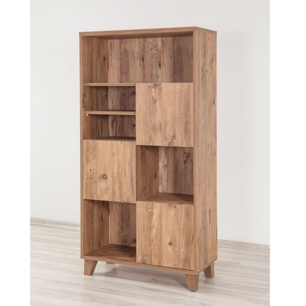 HANAH HOME Polica za knjige Marina Flora 200, braon - 863SPH3609