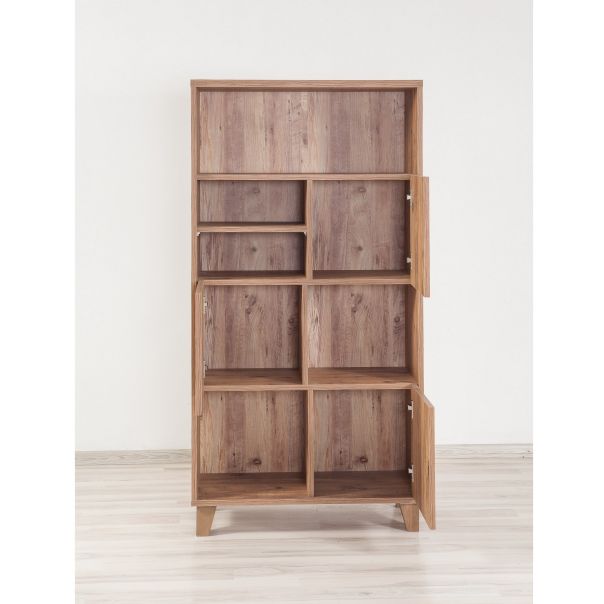 HANAH HOME Polica za knjige Marina Flora 757, braon - 863SPH3615