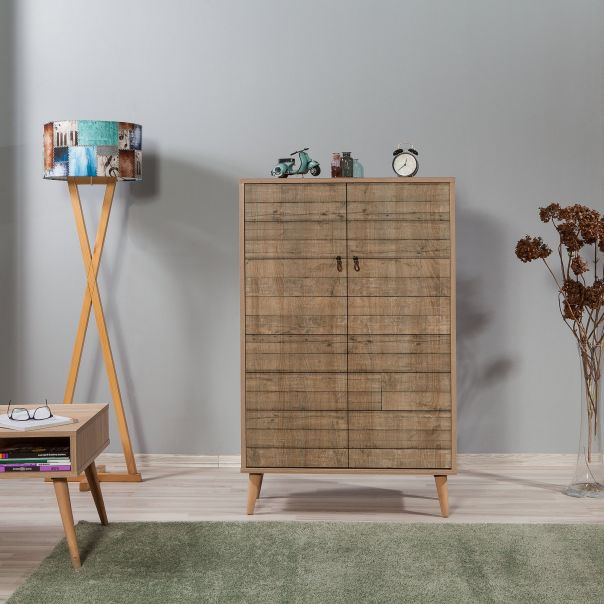 HANAH HOME Komoda za dnevnu sobu Multibox - 728, svetlo braon - 863SPH3928