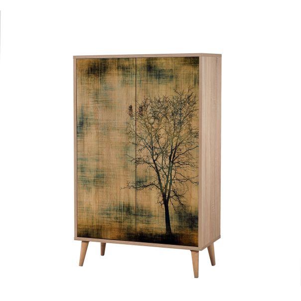 HANAH HOME Komoda za dnevnu sobu Multibox - 729, svetlo braon - 863SPH3929