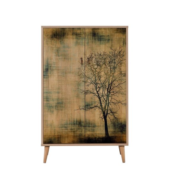 HANAH HOME Komoda za dnevnu sobu Multibox - 729, svetlo braon - 863SPH3929