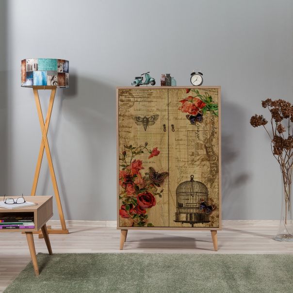 HANAH HOME Komoda za dnevnu sobu Multibox - 734, svetlo braon - 863SPH3930