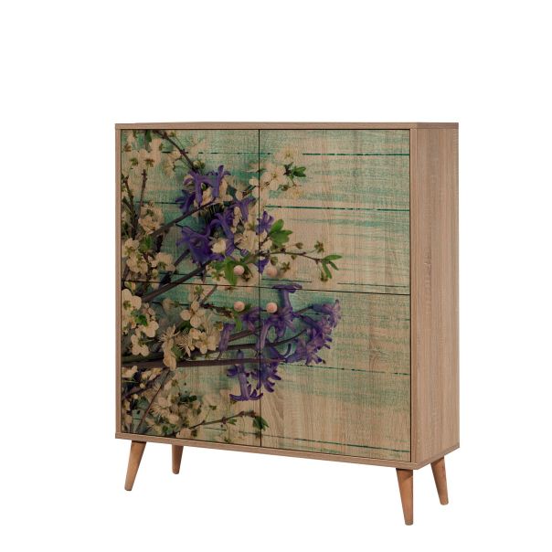 HANAH HOME Komoda za dnevnu sobu Multilux - 727, svetlo braon - 863SPH3932