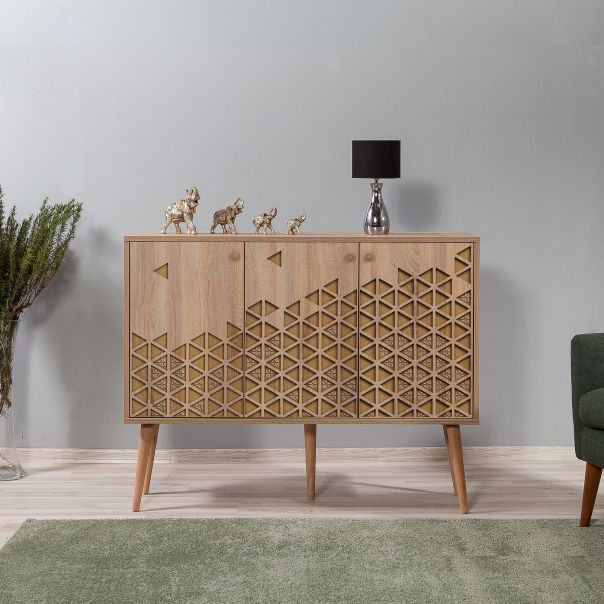 HANAH HOME Komoda Mega 120, svetlobraon - 863SPH3936