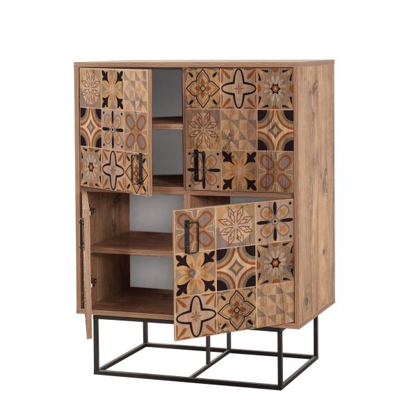 HANAH HOME Komoda za dnevnu sobu Quantum Solo, retro - EP2799928