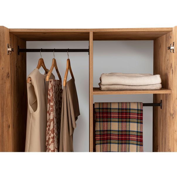 HANAH HOME Ormar Dynamic 07, braon/crna - 863SPH5409