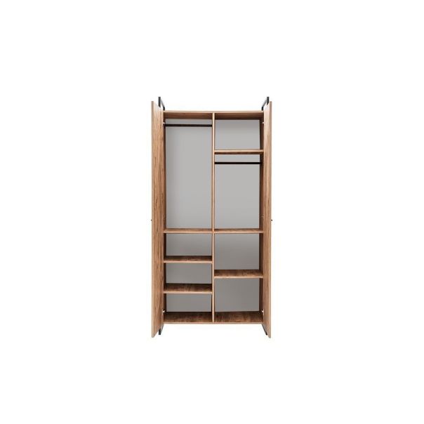 HANAH HOME Ormar Dynamic 07, braon/crna - 863SPH5409