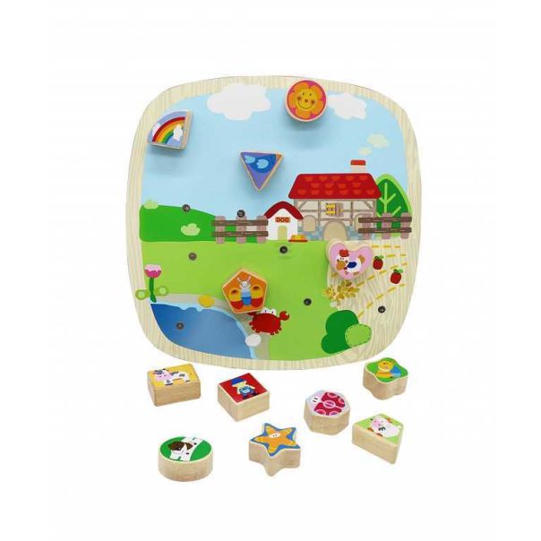 PINO Edukativni sat sa magnetima - 8644