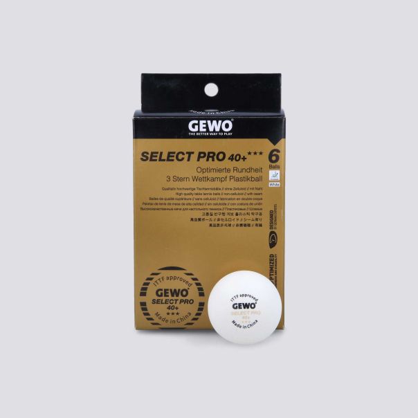 GEWO Loptice set takmicarske 6/1 select pro 40 xxx - 8648