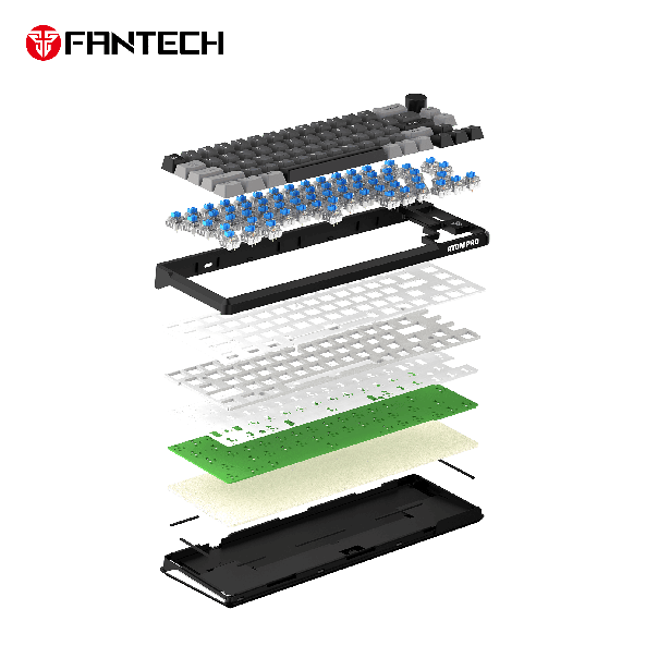 FANTECH Gejmerska Mehanička Tastatura MK919 ATOM PRO66 Blue Switch Wireless - 221127-1