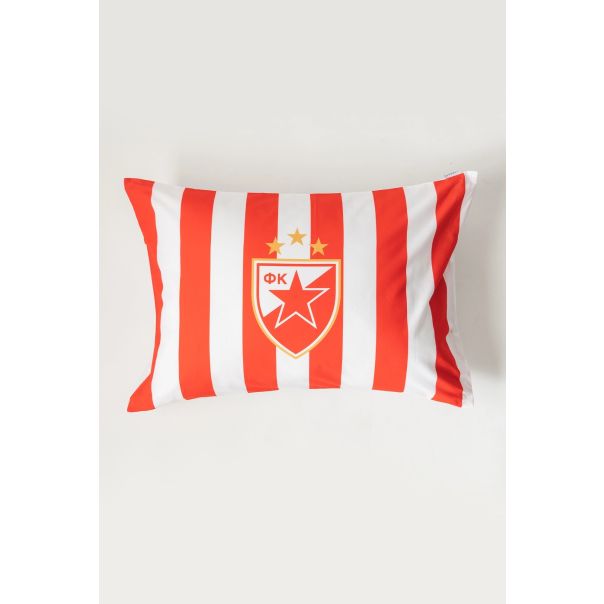 CRVENA ZVEZDA Jastučnica 50x70cm pruge, crvena/bela - 867-1-1
