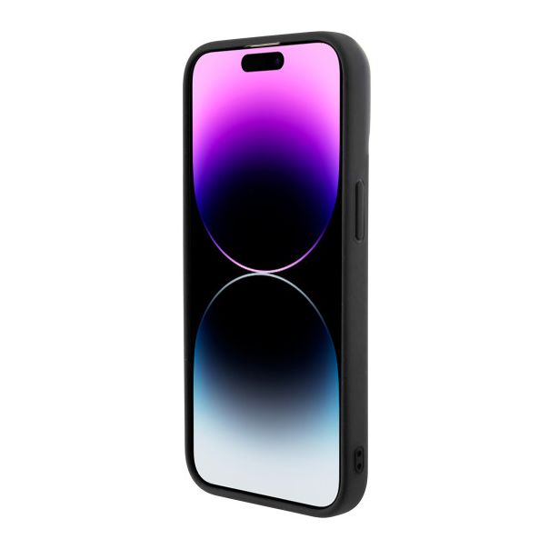 Maska za iPhone 15 Pro 6.1 (GUHCP15LPMSDGSK) Guess Hc PU Disco Script Metal - GUHCP15LPMSDGSK