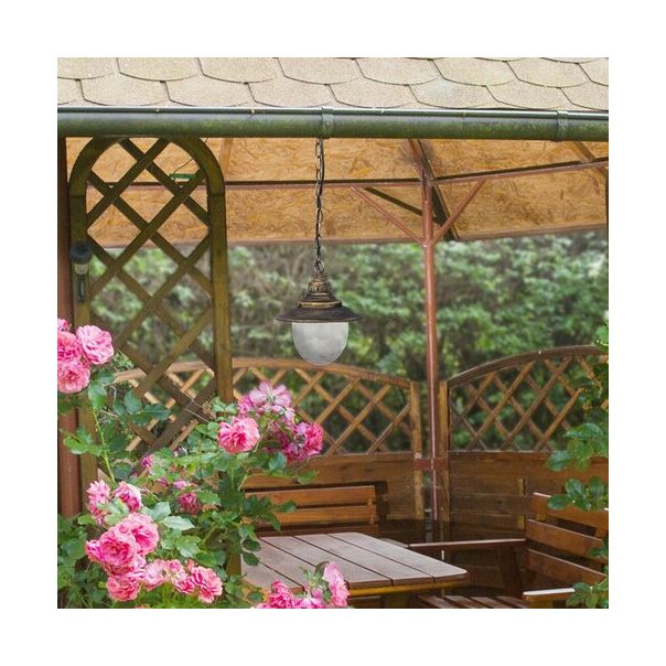 Rabalux Spoljna visilice Barcelona E27 1x MAX 60W antično zlato (8678) - 8678