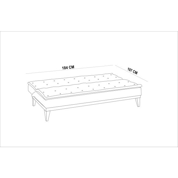 ATELIER DEL SOFA Sofa trosed Fuoco, zelena - 867UNQ1338