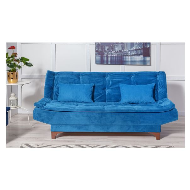 ATELIER DEL SOFA Sofa trosed Kelebek, tamnoplava - 867UNQ1346
