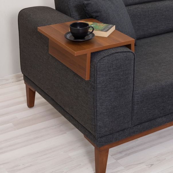 ATELIER DEL SOFA Trosed Liones, antracit - 867UNQ1364