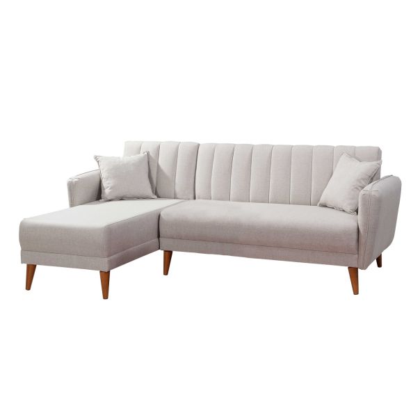 ATELIER DEL SOFA Ugaona garnitura Aqua, leva, krem - 867UNQ1401