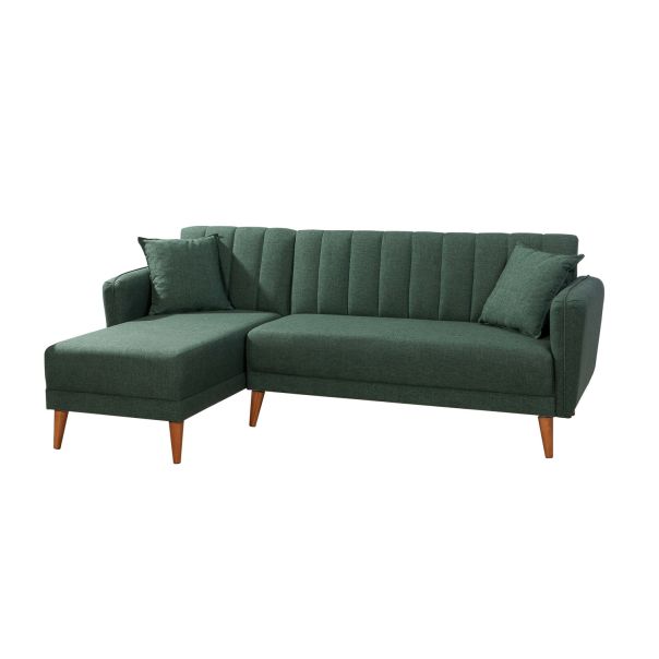 ATELIER DEL SOFA Ugaona garnitura Aqua, leva, tamnozelena - 867UNQ1405