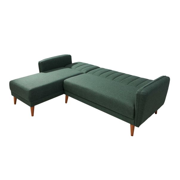 ATELIER DEL SOFA Ugaona garnitura Aqua, leva, tamnozelena - 867UNQ1405