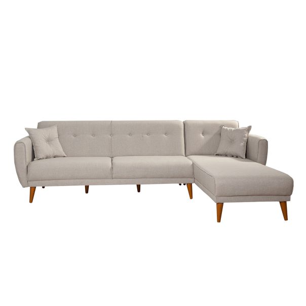 ATELIER DEL SOFA Ugaona garnitura Aria, krem - 867UNQ1411