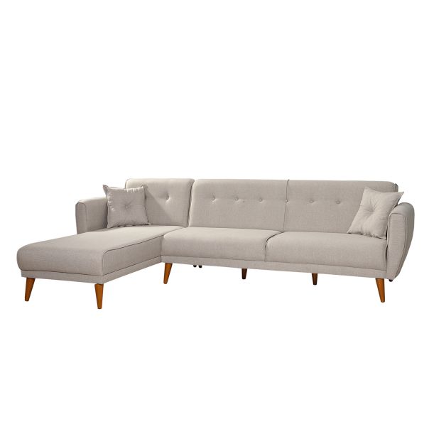 ATELIER DEL SOFA Ugaona garnitura Aria, krem - 867UNQ1411