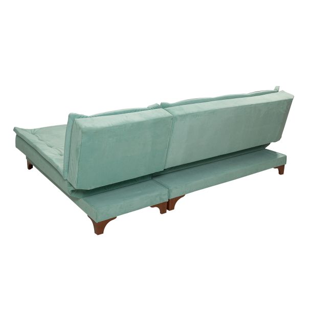 ATELIER DEL SOFA Ugaona garnitura Kelebek, desna, zelena - 867UNQ1416