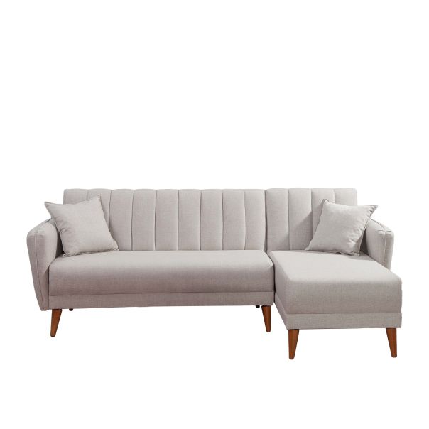 ATELIER DEL SOFA Ugaona garnitura Aqua, desna, krem - 867UNQ1430