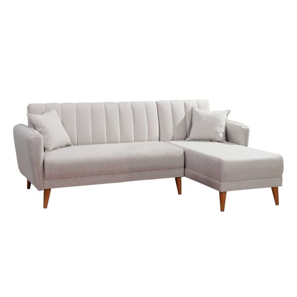 ATELIER DEL SOFA Ugaona garnitura Aqua, desna, krem - 867UNQ1430