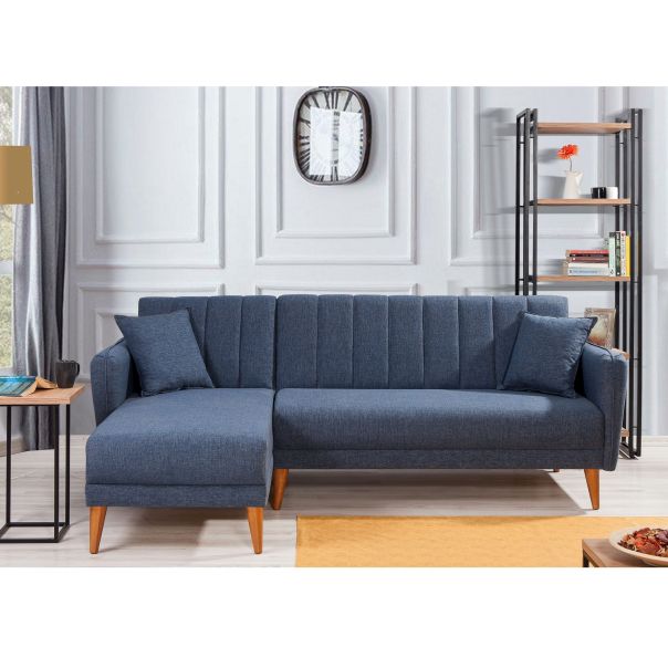 ATELIER DEL SOFA Ugaona garnitura Aqua, leva, tamnoplava - 867UNQ1432