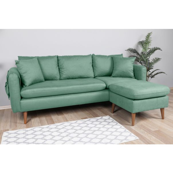 ATELIER DEL SOFA Ugaona garnitura Sofia, desna, zelena - 867UNQ1442