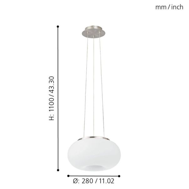 EGLO Visilica Optica E27 2X60W - 86813