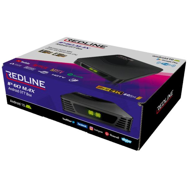 REDLINE Android TV Box, IP-60 Max - 19881