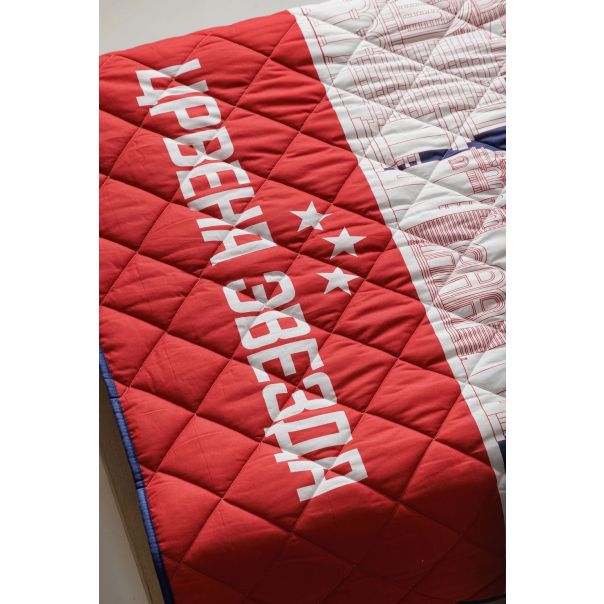 CRVENA ZVEZDA Prekrivač 140x200cm, znamenitosti grada - 869-1