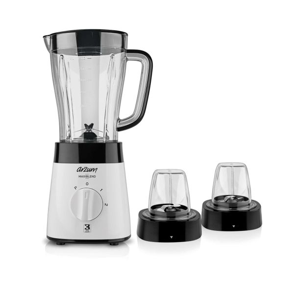 Arzum AR1057-0200 Maxiblend Stoni Blender 500W: 3-u-1 set sa seckalicom i mlinom (1.5L) - EP2975589