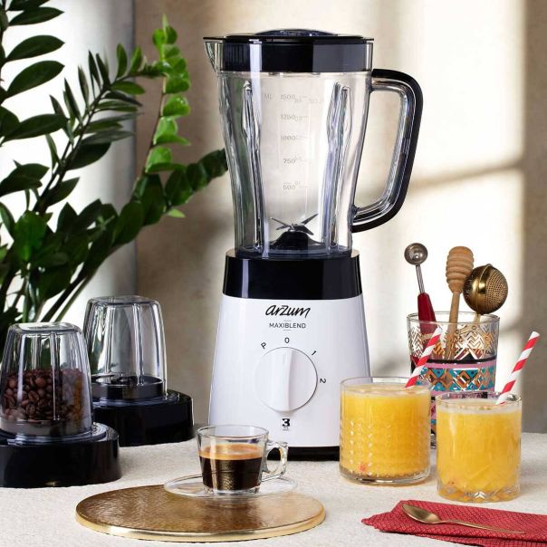 Arzum AR1057-0200 Maxiblend Stoni Blender 500W: 3-u-1 set sa seckalicom i mlinom (1.5L) - EP2975589
