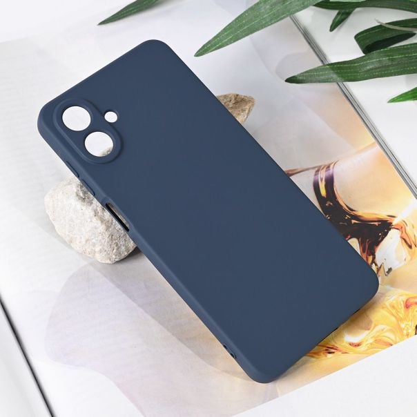 Maska za Samsung A075F Galaxy A07 tamno plava Teracell Soft Velvet - 223016